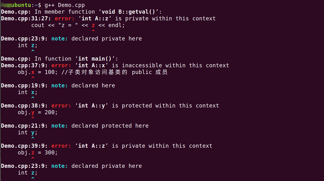 C++之權限限定符淺談